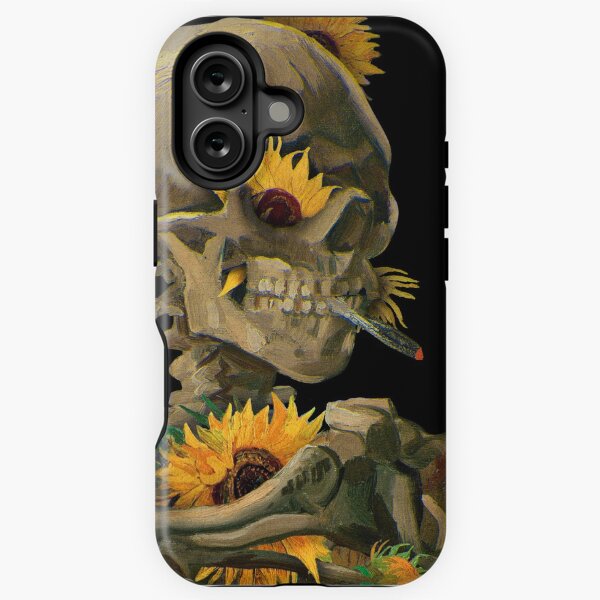 Artikel-Vorschau von Van Gogh Totenkopf, Sonnenblumen, Kunst, Ästhetische Kunst, Surreale Kunst,, designt und verkauft von ArtOfSilentium.