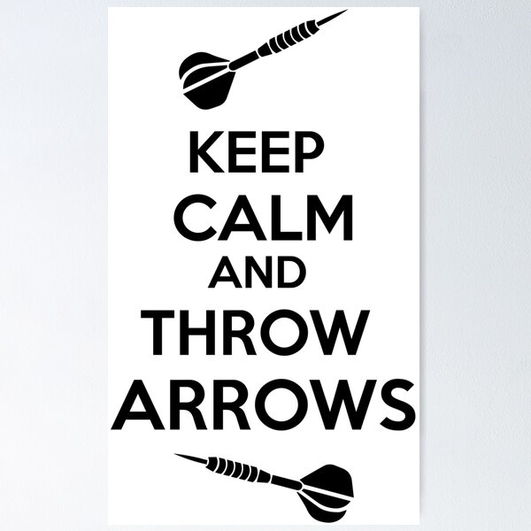 Item preview, Keep calm and throw arrows (light coloured items) designed and sold by FlawlessCheese.