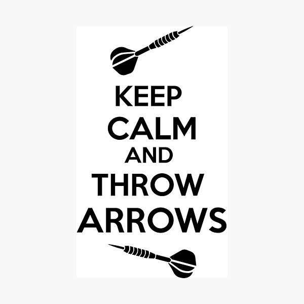Item preview, Keep calm and throw arrows (light coloured items) designed and sold by FlawlessCheese.