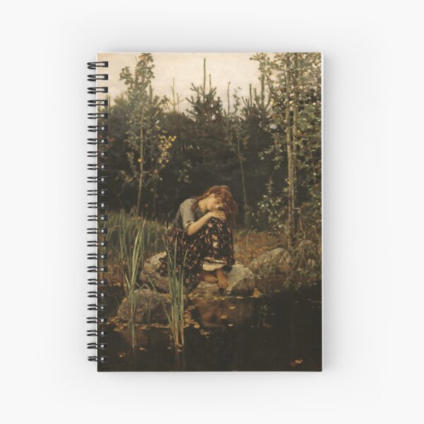 Alenushka - Viktor Vasnetsov (1848 – 1926) Spiral Notebook