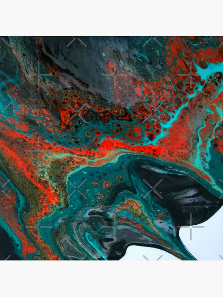 Abstract Painting-"Sunset in Sedona"-Enchantment Ruins by Matlgirl