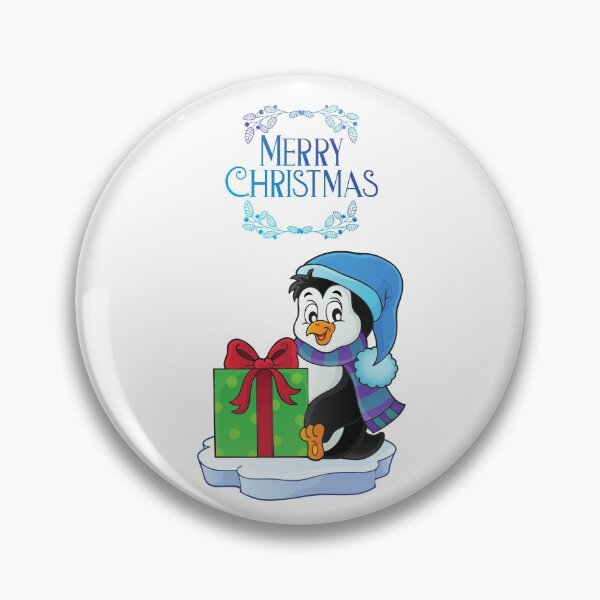 Item preview, Merry christmas penguin cartoon  designed and sold by OneTimeEngineer.