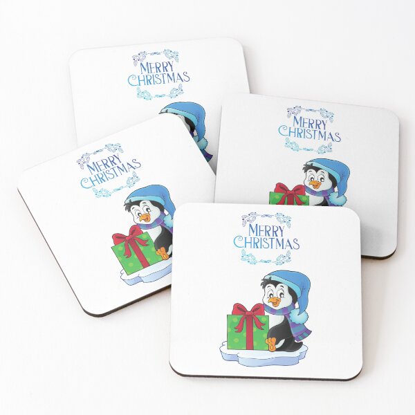 Item preview, Merry christmas penguin cartoon  designed and sold by OneTimeEngineer.