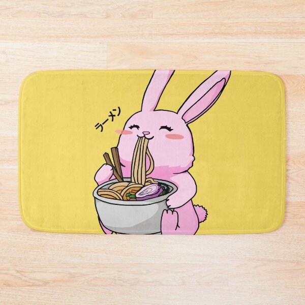 Artikelvorschau, Ramen Bunny Nettes Kawaii Anime Tee Japanisches Geschenk entworfen und verkauft von Noodle Doodle.