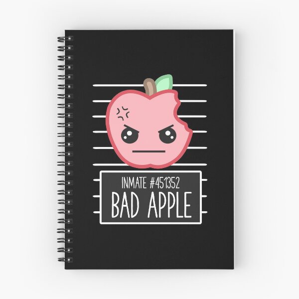 Item preview, Cute Funny Bad Apple Mugshot Bad Attitude Pun designed and sold by MintedFresh.