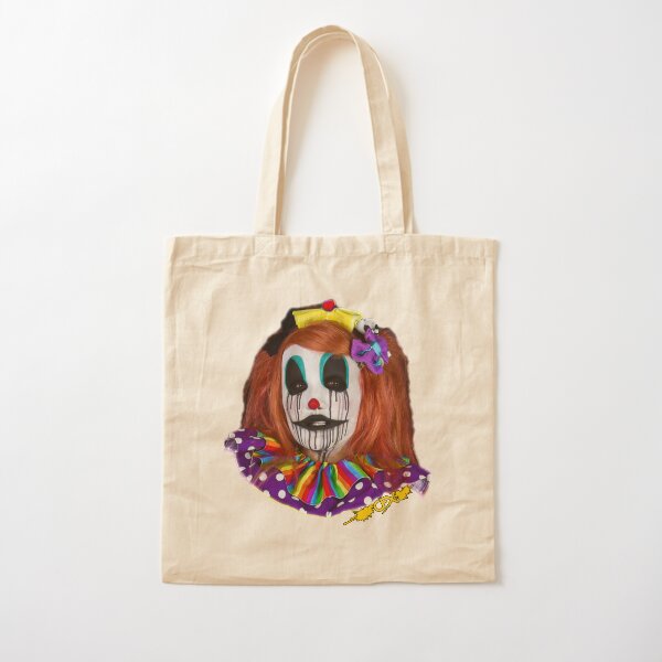Tesazombie the Clown - Red Hair Variant Cotton Tote Bag