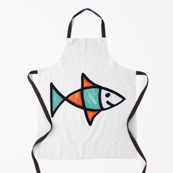 Item preview, Smiling Fish on White Board designed and sold by Istvan Ocztos.
