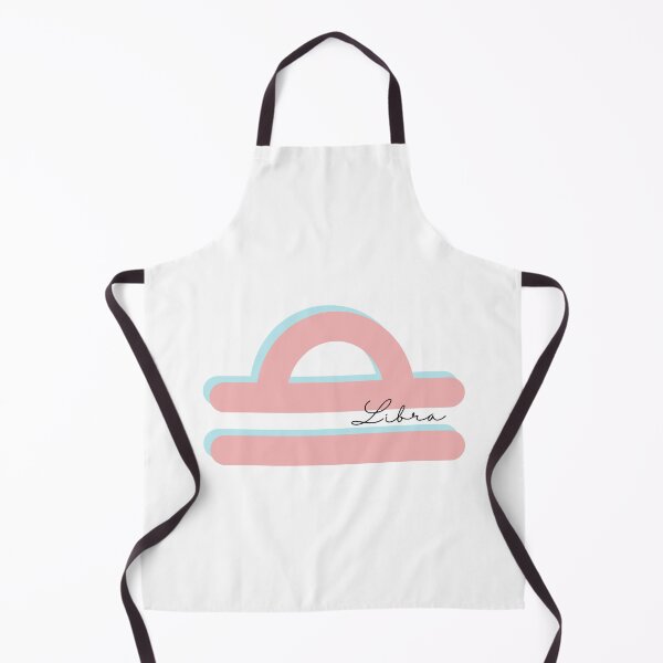 Item preview, Minimalist Libra Zodiac sign pastel pink and teal colors with black handwritten text designed and sold by milkasweet.