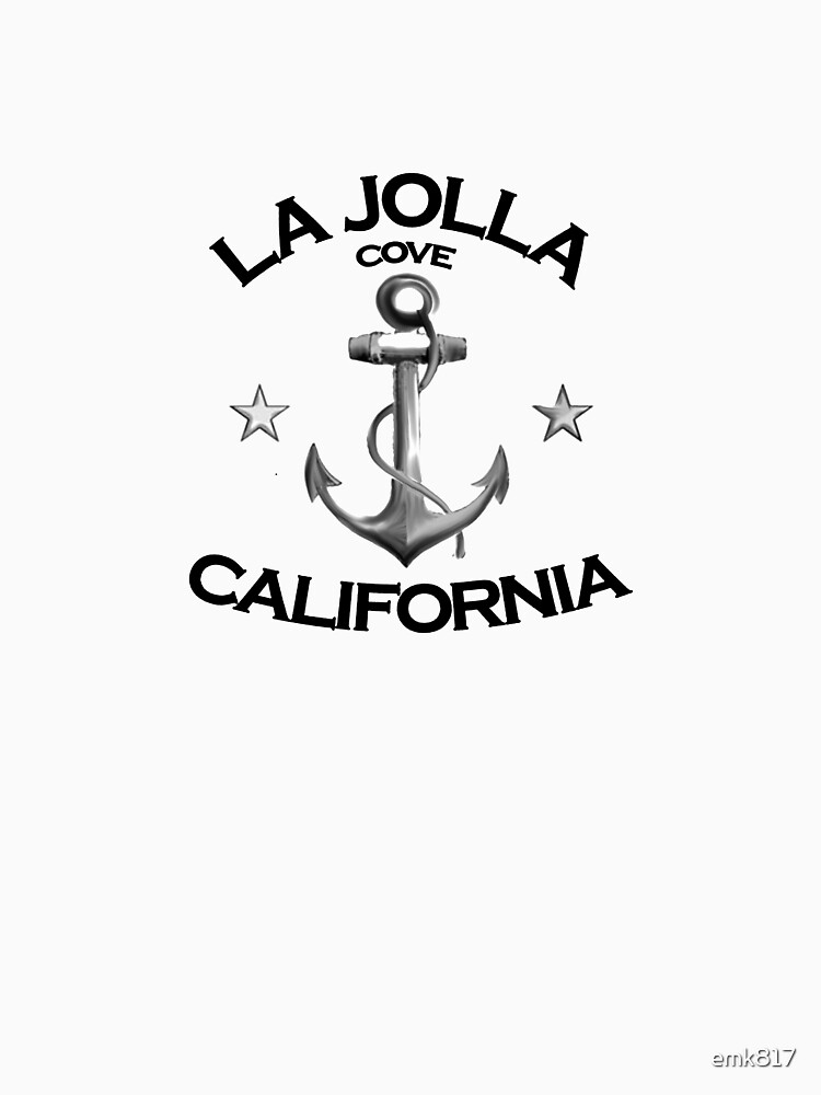 "La Jolla cove anchor " Tshirt by emk817 Redbubble la jolla t