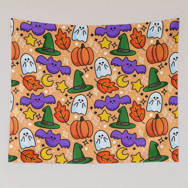 Item preview, Halloween Doodle Pattern designed and sold by Amywear.