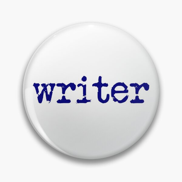 Item preview, writer in navy designed and sold by TeaRoseWriter.