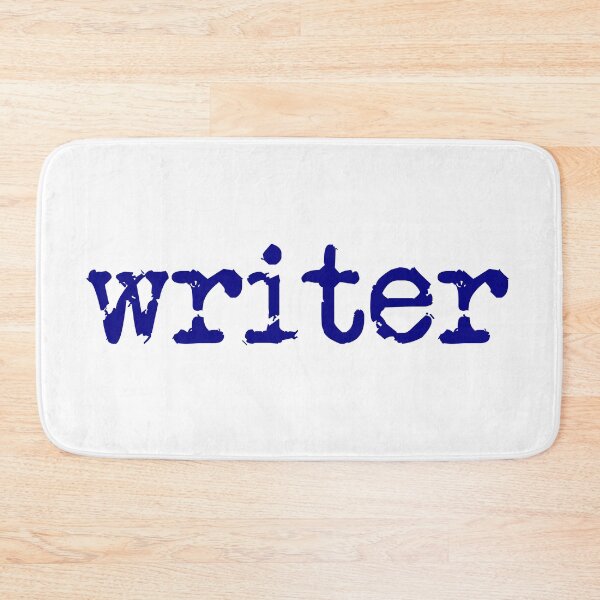 Item preview, writer in navy designed and sold by TeaRoseWriter.