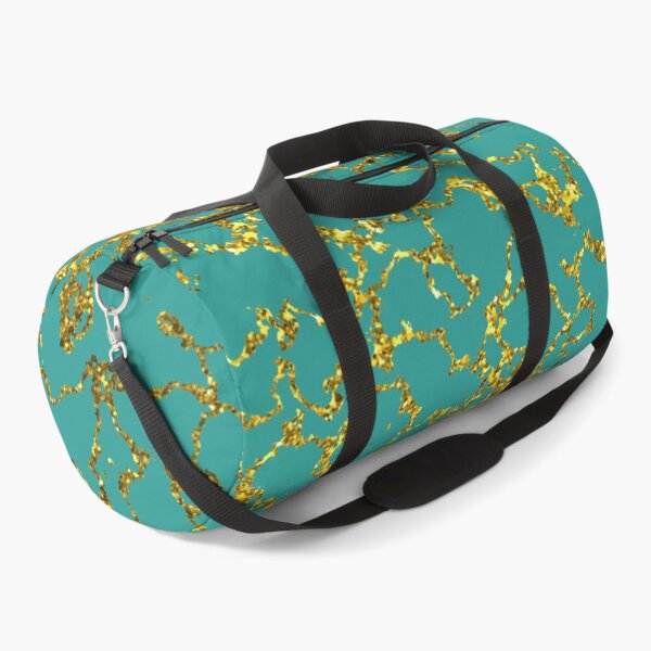 Item preview, Marbled Gold and Turquoise Abstract Larger Pattern designed and sold by Darcy777.