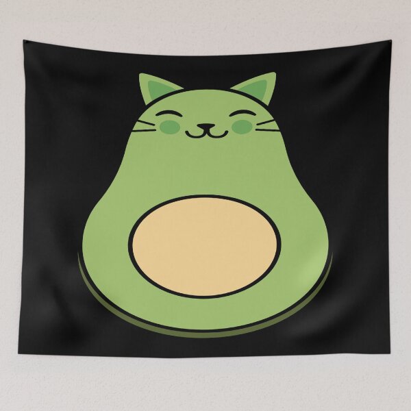 Item preview, Cat Avocado designed and sold by TrueTrippyArts.