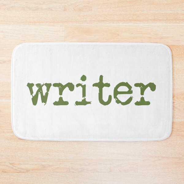 Item preview, writer in military green designed and sold by TeaRoseWriter.