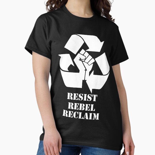 Vista previa del artículo con la obra «Resistir Rebelde Reclamación», diseñado y vendido por VicFreedomind.