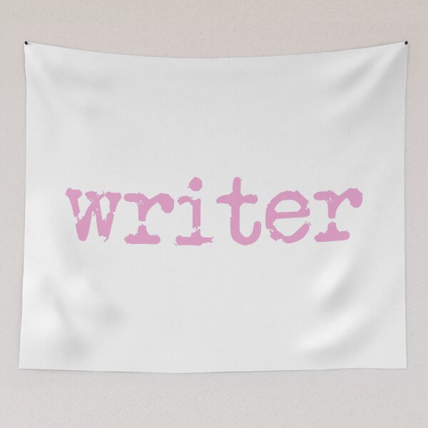 Item preview, writer in pink designed and sold by TeaRoseWriter.