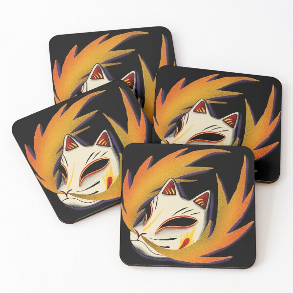 Item preview, Flaming mask designed and sold by Laura Zoon.