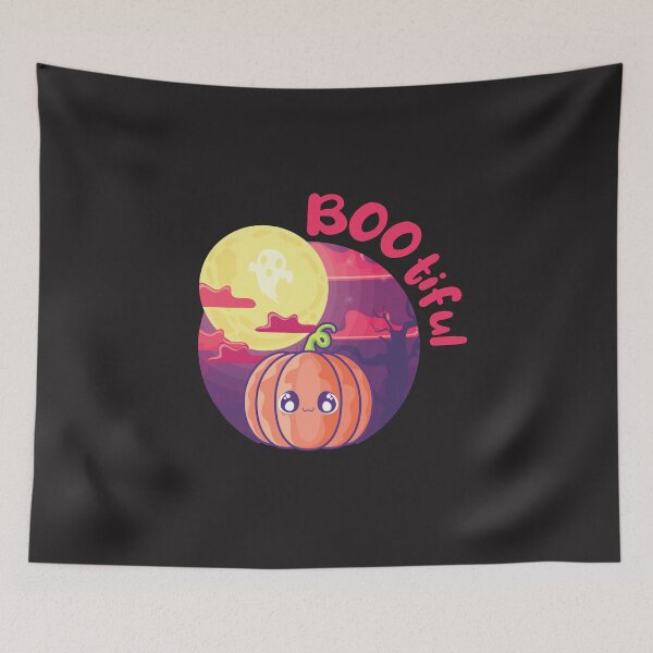 Item preview, Bootiful Halloween Scary and cute pumpkin items, Scared pumpkin with ghost, Spooky night gifts designed and sold by Polokat.