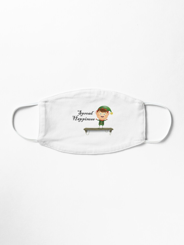 Baby Elf On A Shelf Spread Happiness Mask By Iziburn Redbubble