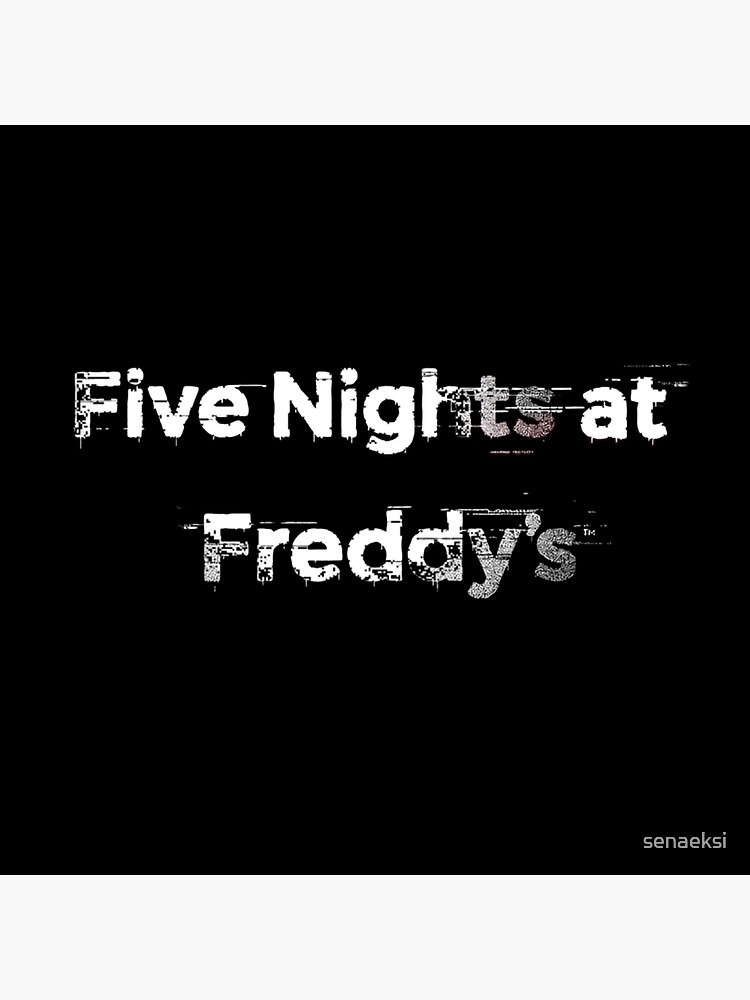 Five Nights At Freddys Security Breach Symbol Logo Throw Pillow By Senaeksi Redbubble 5064