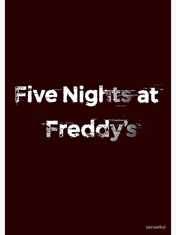 Five Nights At Freddys Security Breach Symbol Logo Spiral Notebook For Sale By Senaeksi 9060