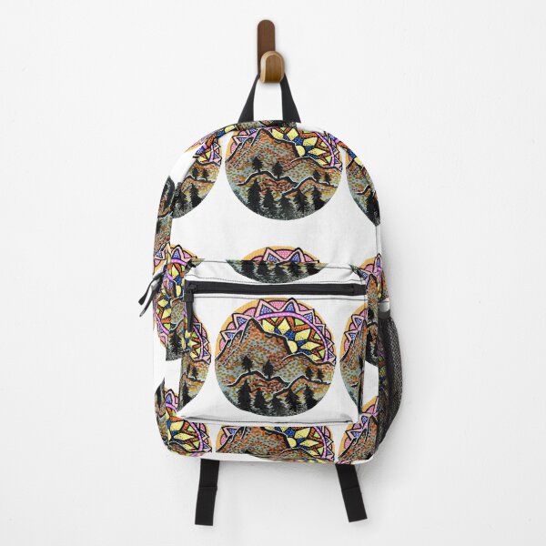 Item preview, LowEndGraphics Mountains and patterns sunset designed and sold by LowEndGraphics.