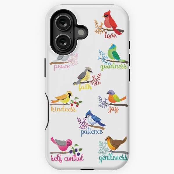 Item preview, Fruit of the Spirit Birds Phone Case designed and sold by Wildharegrafix.