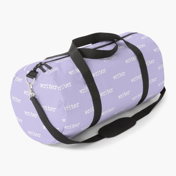 Item preview, writer in white on lavender designed and sold by TeaRoseWriter.
