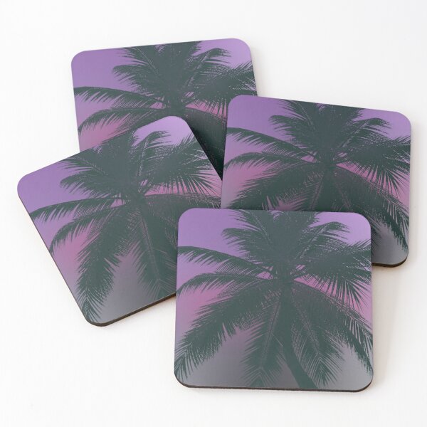 Item preview, Purple sunset palm designed and sold by niccxxo.