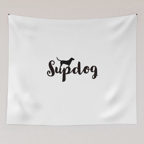 Item preview, SUP DOG - PADDLE SURF - DOG - FIN - PADDLE SURFING - BEST STICKER SUP DOG   designed and sold by Tropical Blood.