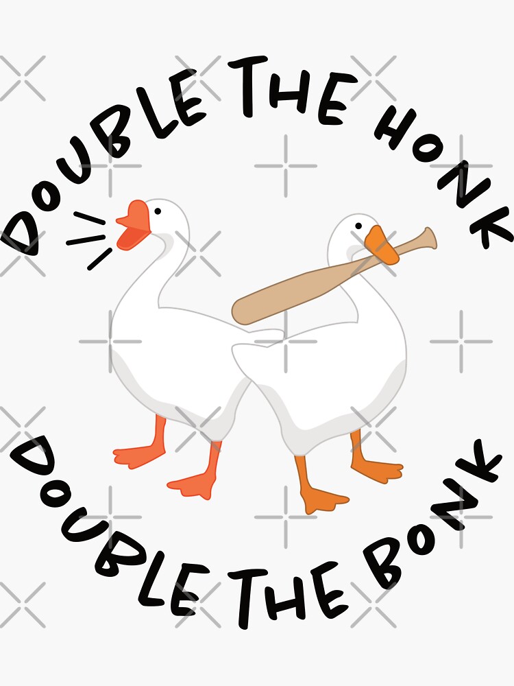 Two Player Untitled Goose Game | Sticker