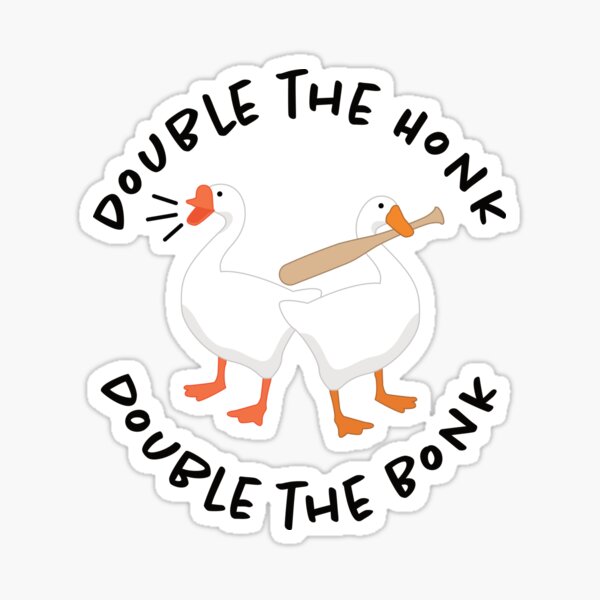 Two Player Untitled Goose Game | Sticker