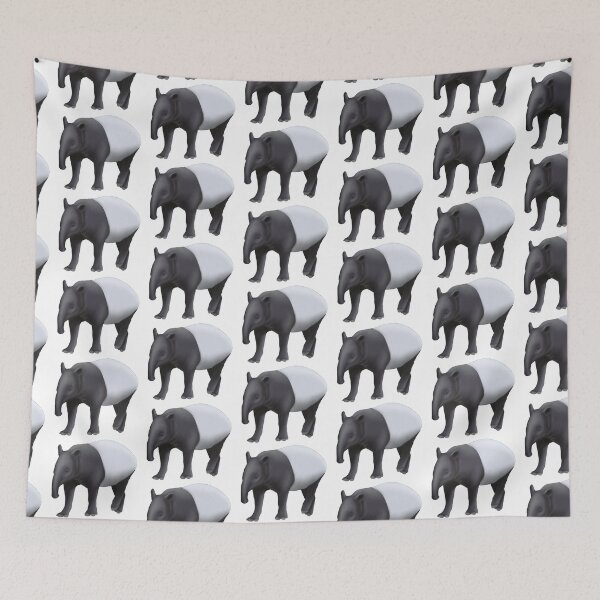 Item preview, Malayan Tapir Painting designed and sold by troyanthonyart.