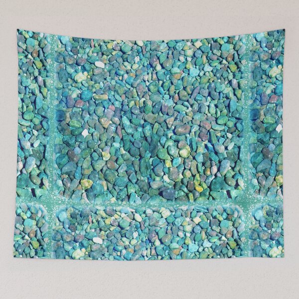 Item preview, Peebles under Turquoise Water Lagoon Surface Mermaid Waves designed and sold by Jolly-Yosei.