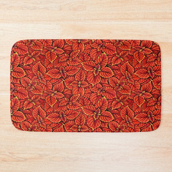 Item preview, Coleus Leaves, Botanical Floral Pattern Red Orange designed and sold by Julia Khoroshikh.