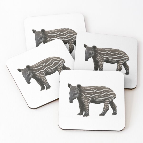 Item preview, Baby Malayan Tapir Painting designed and sold by troyanthonyart.