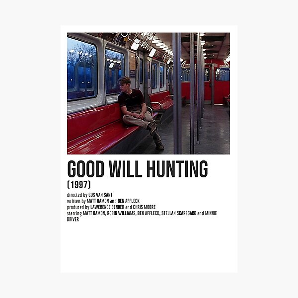 Item preview, GOOD WILL HUNTING train POSTER designed and sold by reesegivens.