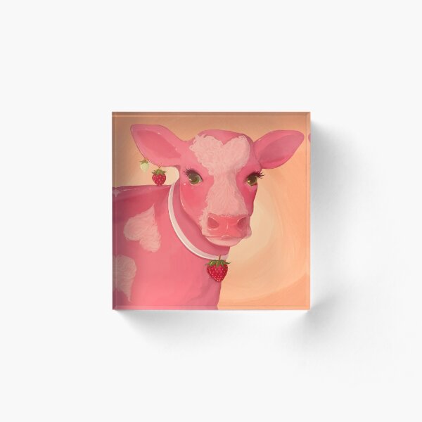 Strawberry Home Living Redbubble - aesthetic light pink strawberry cow roblox avatar