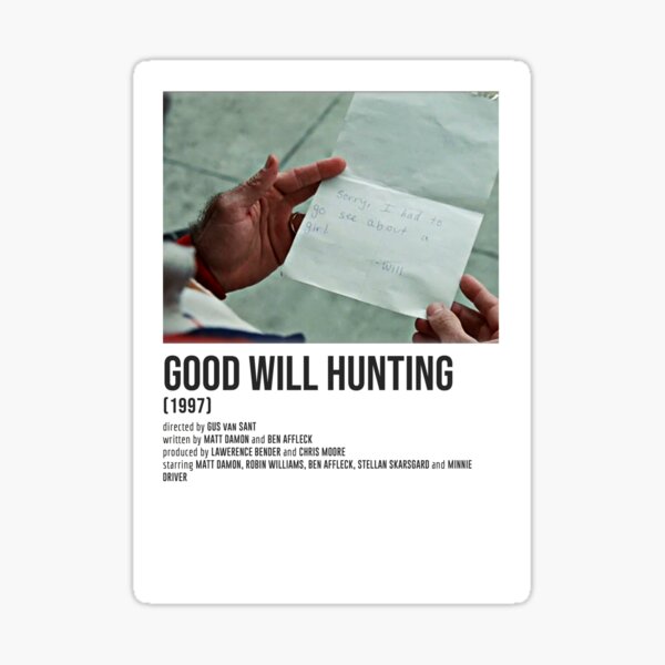 Artikel-Vorschau von GOOD WILL HUNTING hat meine Linie POSTER gestohlen, designt und verkauft von reesegivens.