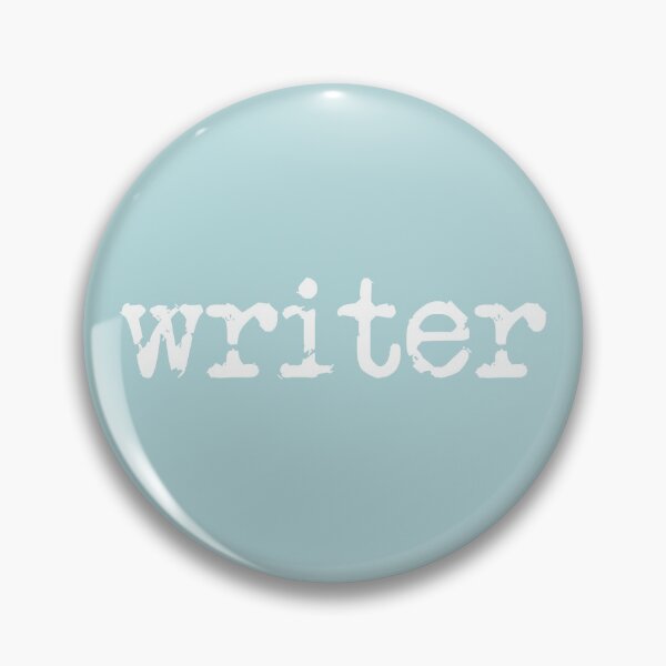 Item preview, writer in white on sea green designed and sold by TeaRoseWriter.