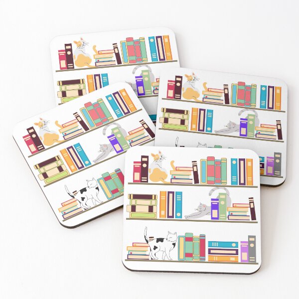Item preview, library cats designed and sold by Jungleboy815.