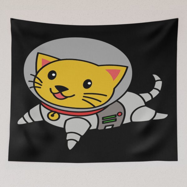 Item preview, Cat Astronaut designed and sold by TrueTrippyArts.