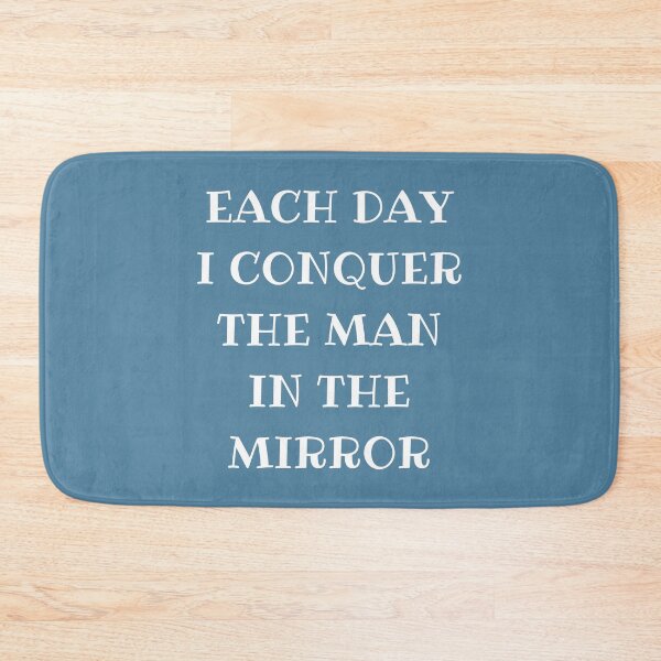 Item preview, Conquer The Man In The Mirror: Blue Edition designed and sold by Intuitive Engines Apparel Co..