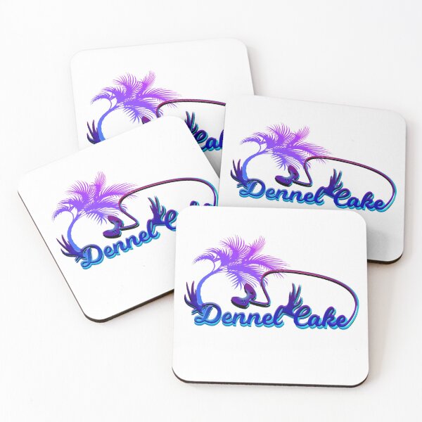 Dennel Cake Company Logo Coasters (Set of 4)