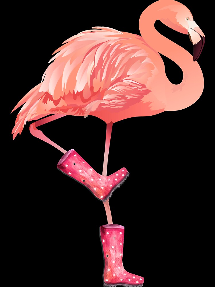 Rosa Flamingo, Flamingostiefel, Flamingoliebhaber Babystrampler