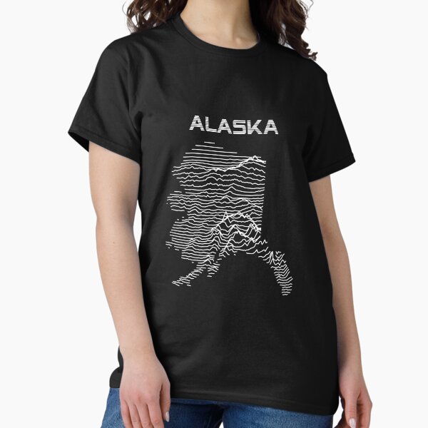 Item preview, Alaska - Unknown Elevations Topography Joy Plot Ridgeline Map designed and sold by cstats.