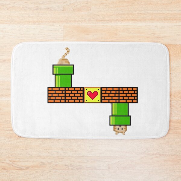 Item preview, Cat in Pipe Pixel Art Retro Game Graphic designed and sold by Mareom Design.