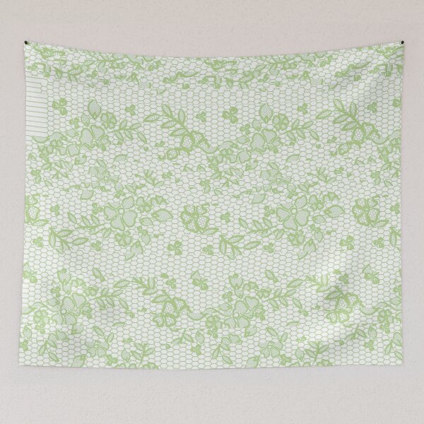 Item preview, Neon Green Chantilly Lace designed and sold by HauteLuxAtelier.