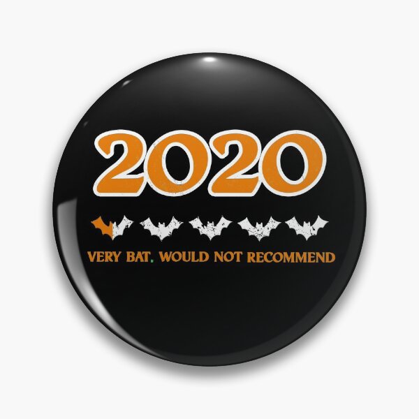 Item preview, Very Bat Year Stay 6 feet away halloween 2020 designed and sold by RainbowPandas.
